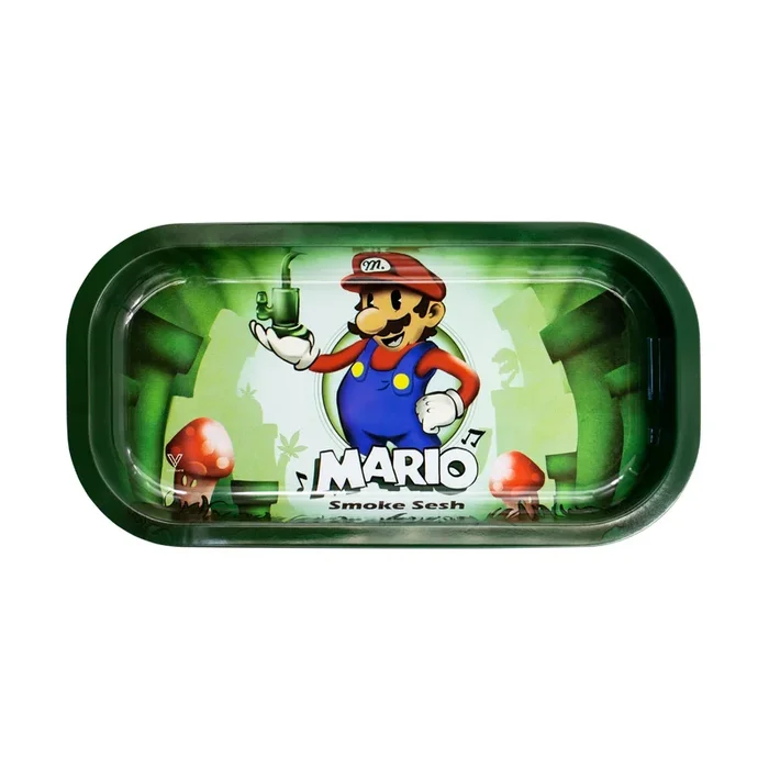 V Syndicate Smoke Sesh Metal Rolling Tray – 7in