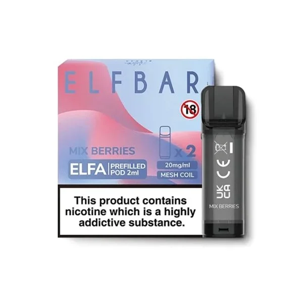 Vainas precargadas ELFA – Mix Berries