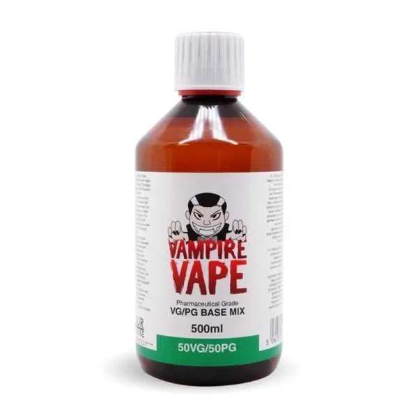 VAMPIRE VAPE 500ML BASE MIX 50/50 (VG/PG)