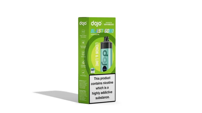 Vaporesso DOJO Blast 6000 Pod Vape Kit 12ml – Lemon Lime