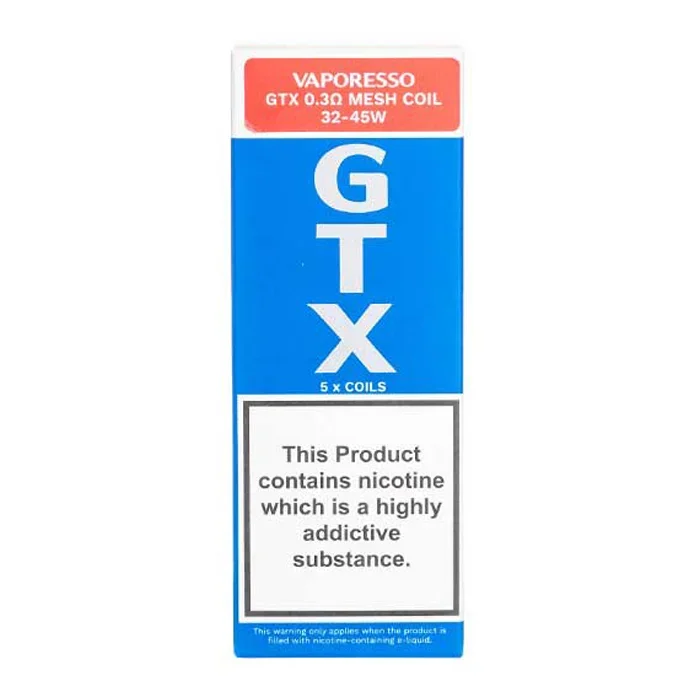Vaporesso GTX Replacement Coils – 5 Pack