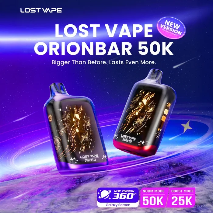 Version 2 | Lost Vape ORION BAR 50K Puffs Disposable Device – 50,000 Puffs