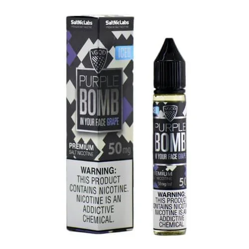 VGOD SaltNic Labs E‑Liquid 50mg – Iced Purple Bomb