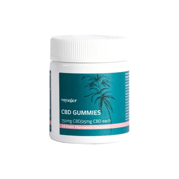 Voyager 750mg CBD Gummies – 30 Pieces