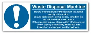 Waste Disposal Machine…