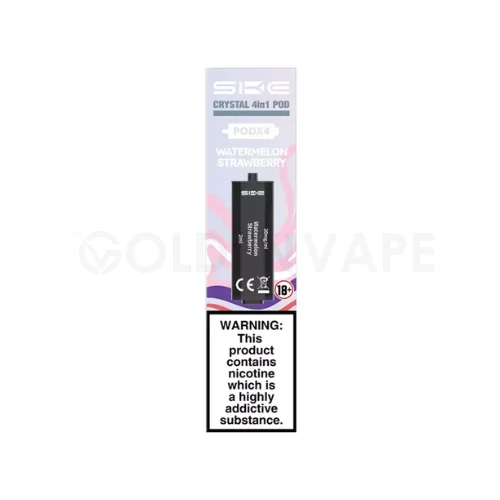 Watermelon Strawberry Crystal 4in1 Prefilled Pods By SKE