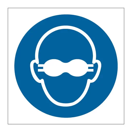 Wear Opaque Eye Protection Symbol Pictogram