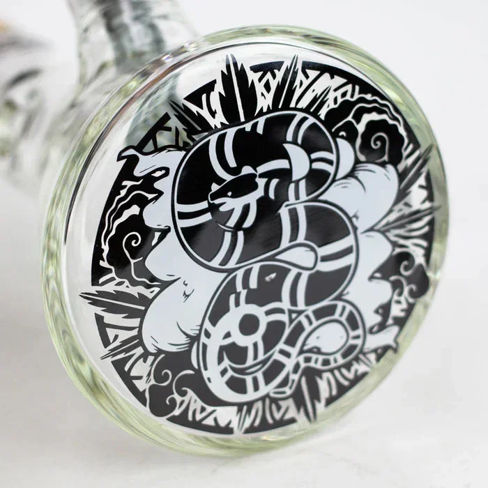 WENEED – 12″ 7mm Decal Art Piece Glass Bong