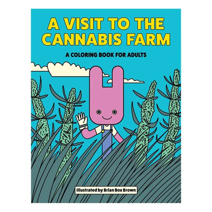 Wood Rocket A Visit To The Hemp Farm Adult Coloring Book – 8.5″x11″