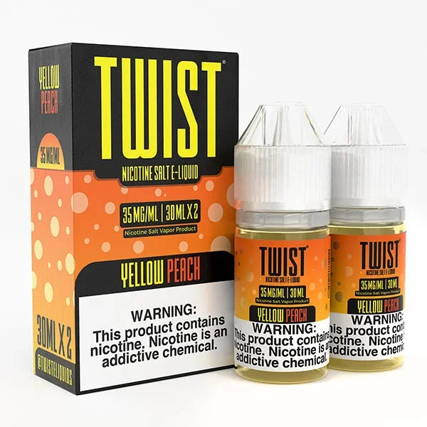 Yellow Peach by Twist E-Liquid Salts Series 30mL 2-Pack