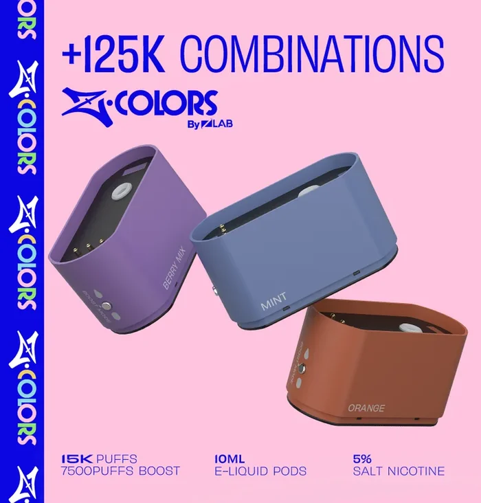 ZColors By ZLab 15K Disposable Pod – 15000 Puff