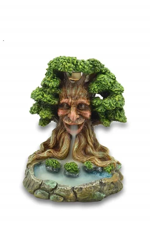 ZenN – Laughing Tree Backflow Incense Burner 5.4×5.1×6.1”