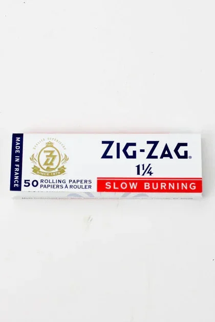 Zig-Zag White 1 1/4″ 50 pc