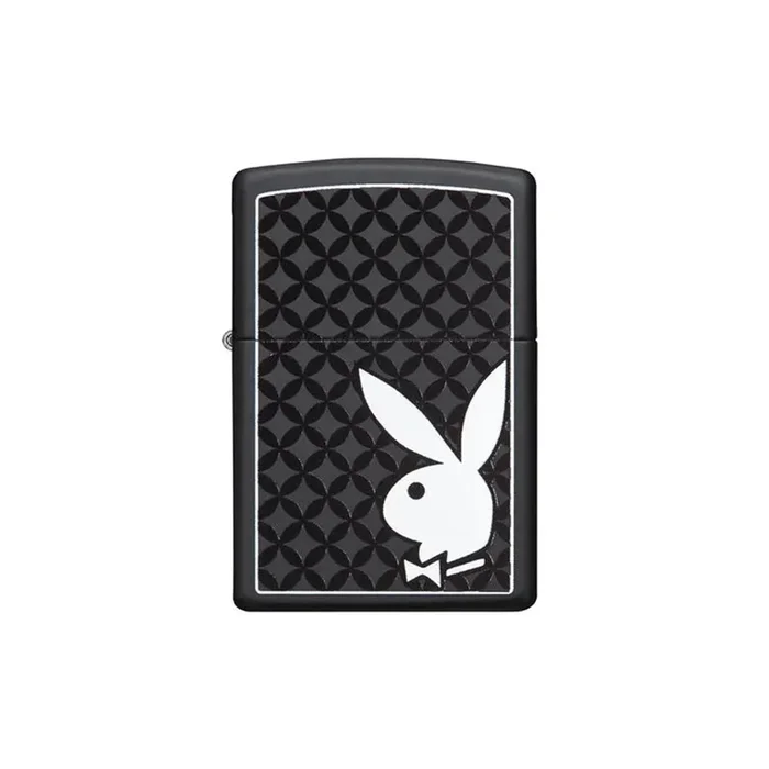 Zippo Lighter – Black Matte Playboy