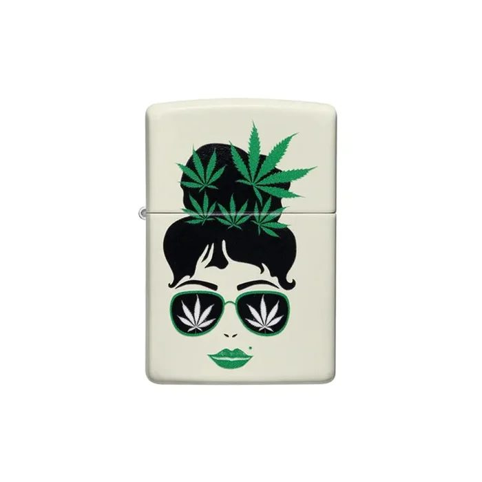 Zippo Lighter – Cannabis Girl Design