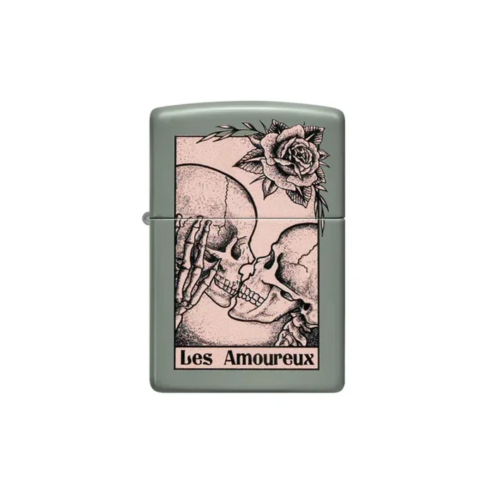 Zippo Lighter – Death Kiss Design