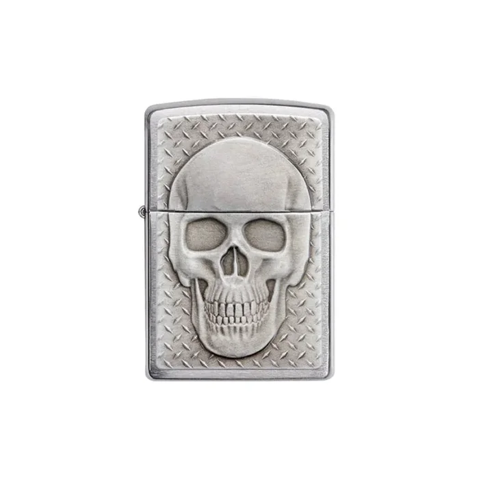 Zippo Lighter – Skull with Brain Surprise